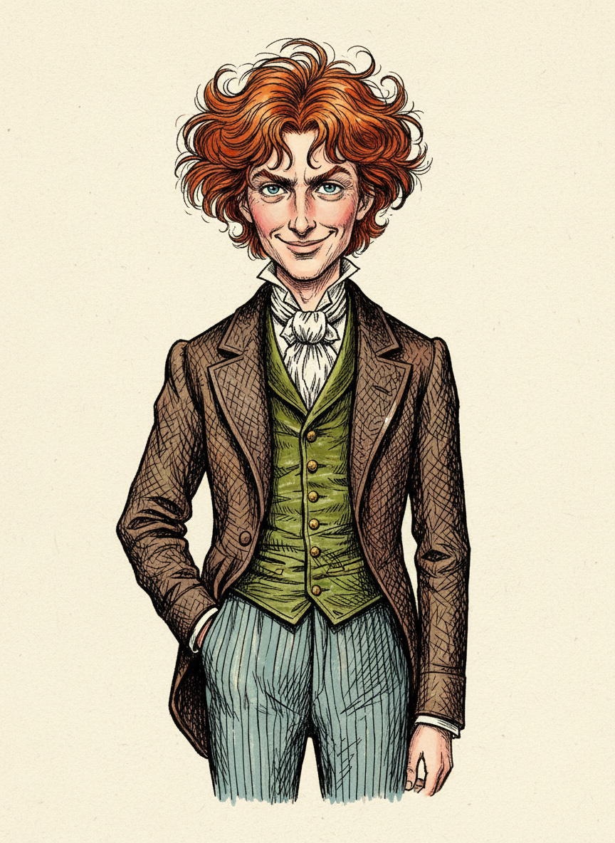 Victorian Illustration sample