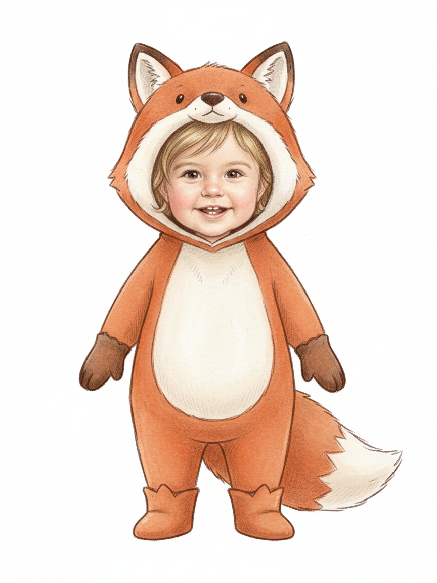 Julia the Fox - Gentle Pencil