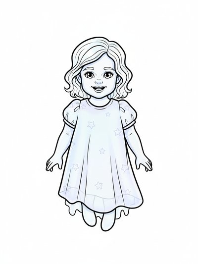 Julia's Ghostly Adventures 👻 - Classic Coloring Book
