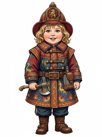 Julia's Firefighter Adventures 🚒 - Fairy Tale Classic