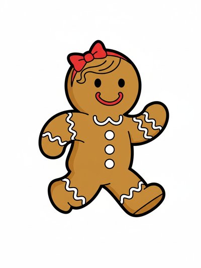 Julia's Gingerbread Adventure 🍪 - Preschool Simple