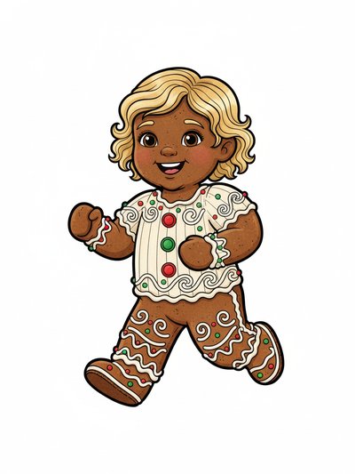 Julia's Gingerbread Adventure 🍪 - Classic Coloring Book