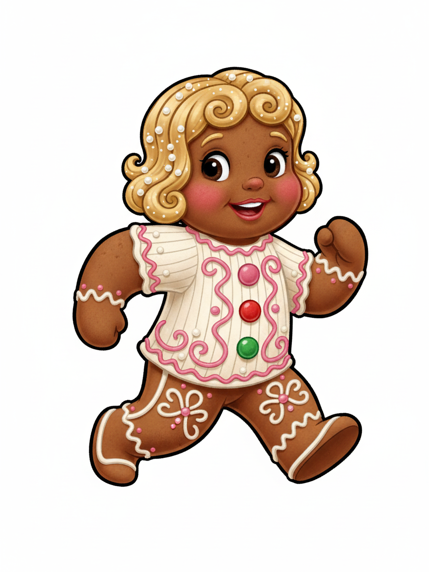 Gingerbread Julia - Golden Age Animation