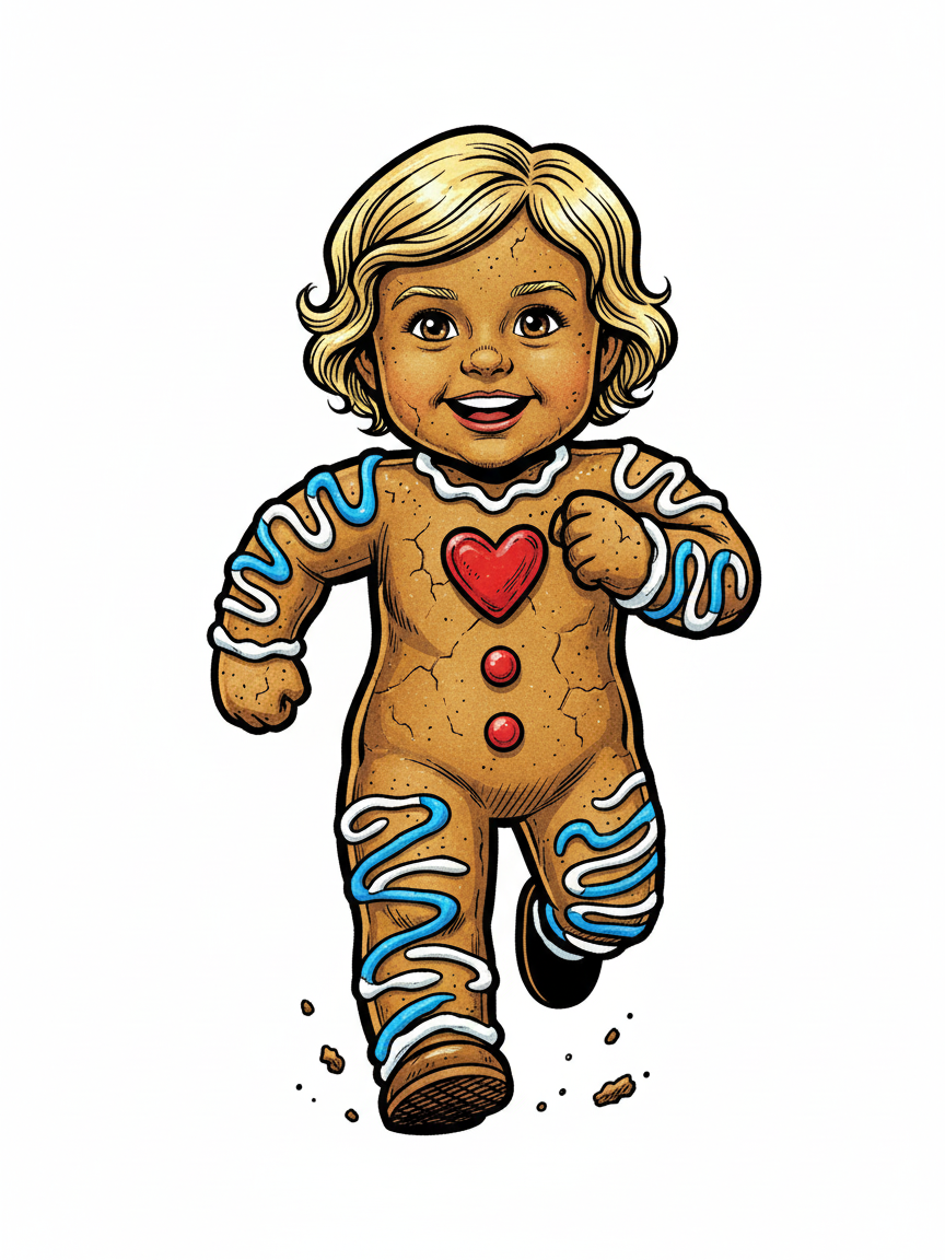 Gingerbread Julia - Comic Book