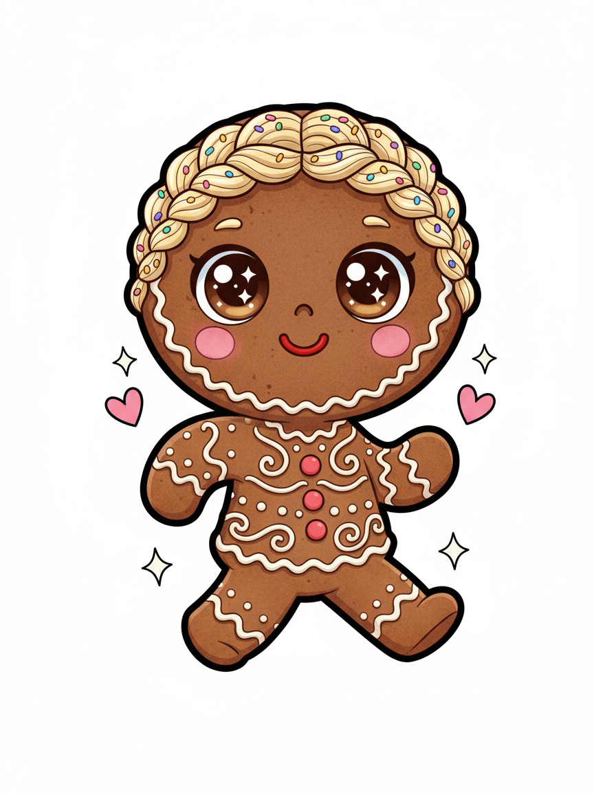 Gingerbread Julia - Kawaii Cute