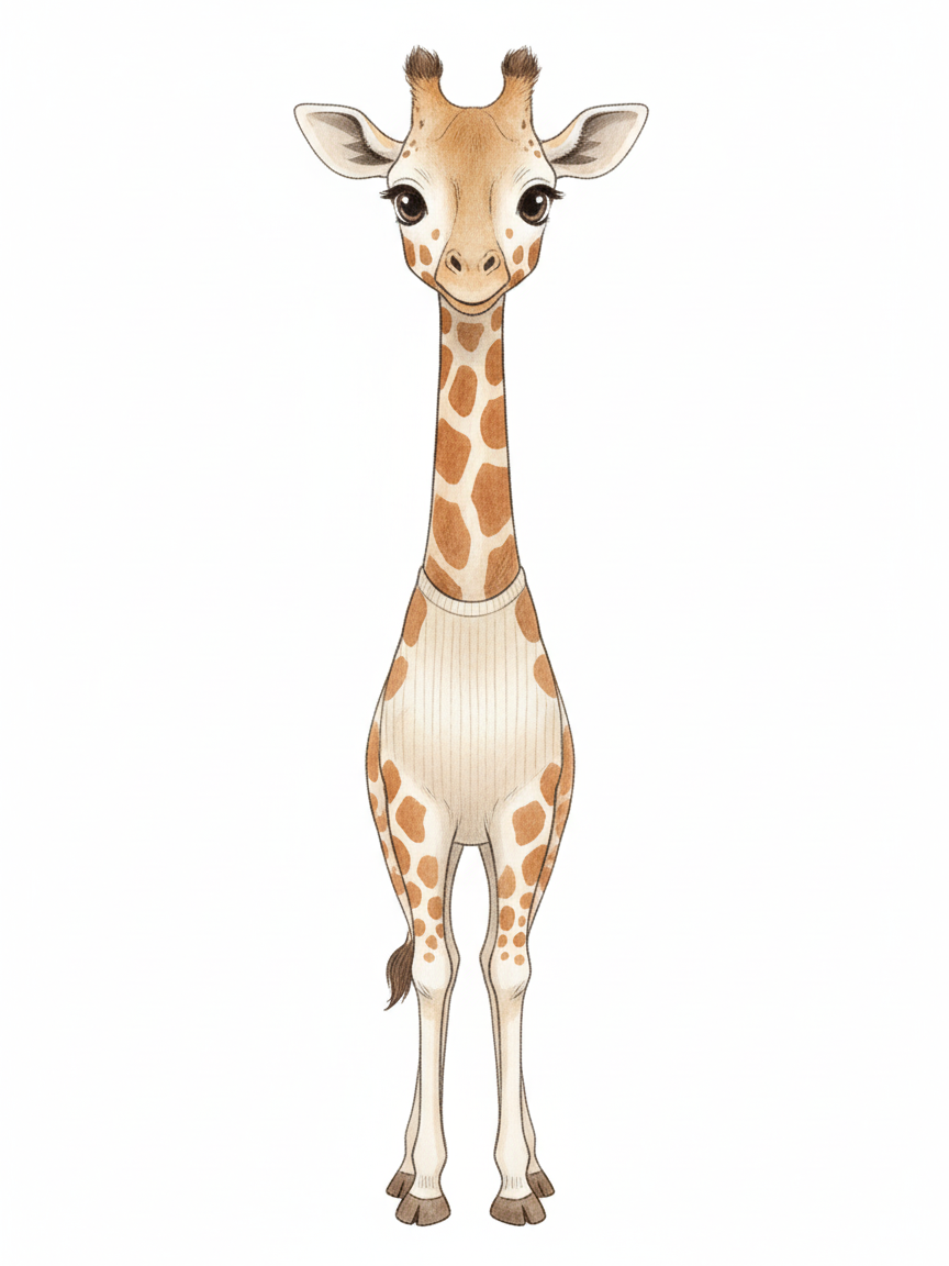 Julia the Giraffe - Gentle Pencil