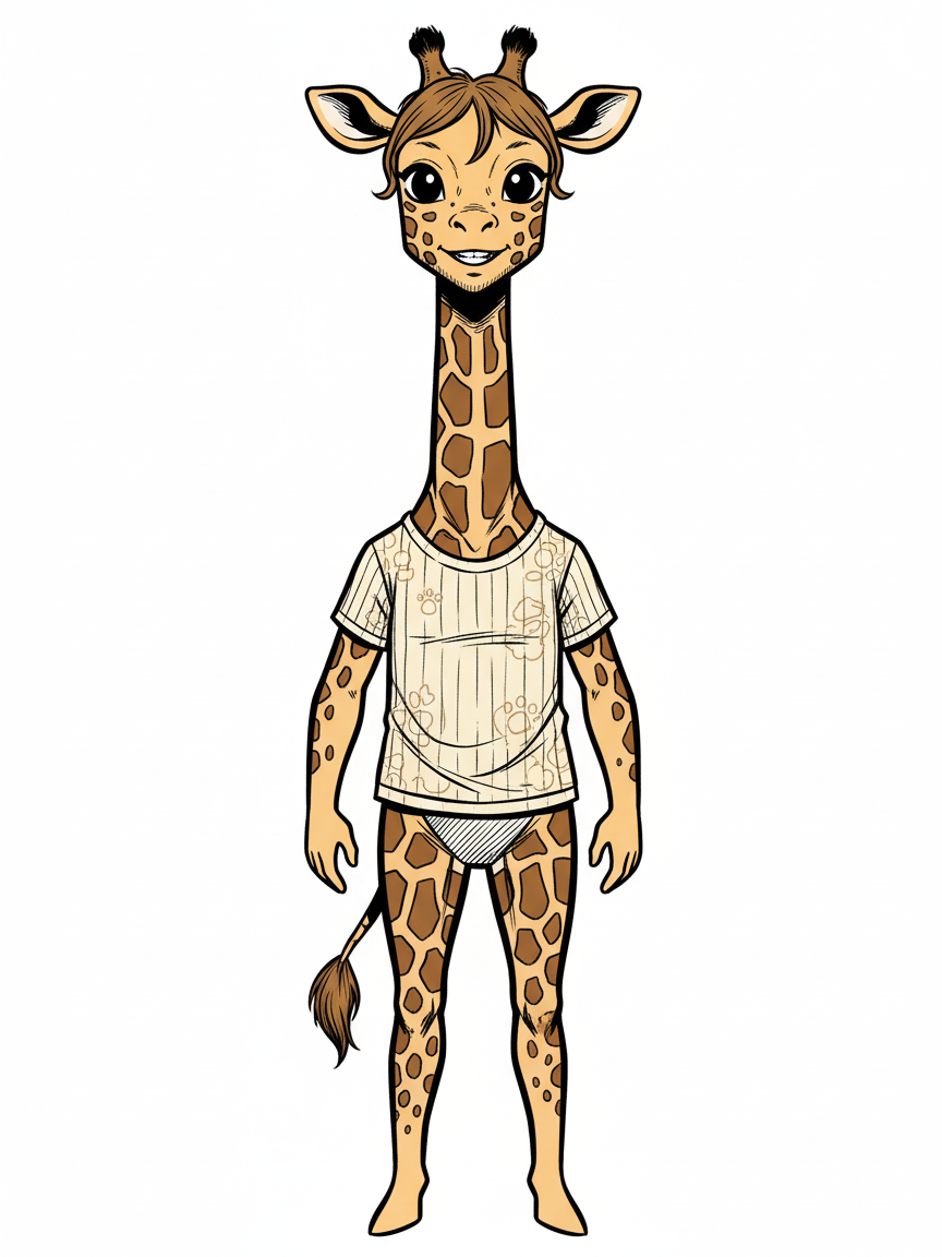 Julia the Giraffe - Comic Book