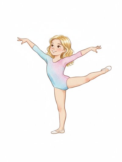 Our Little Gymnast Julia - Gentle Pencil