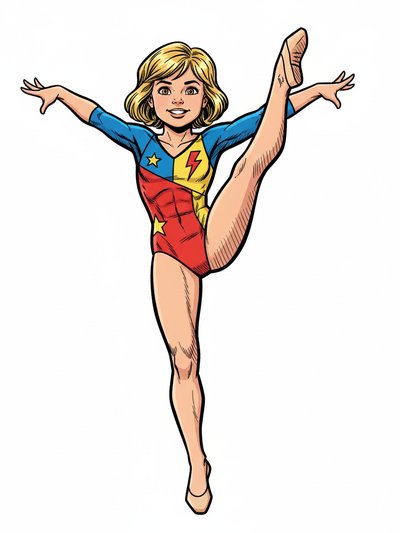 Our Little Gymnast Julia - Comic Book