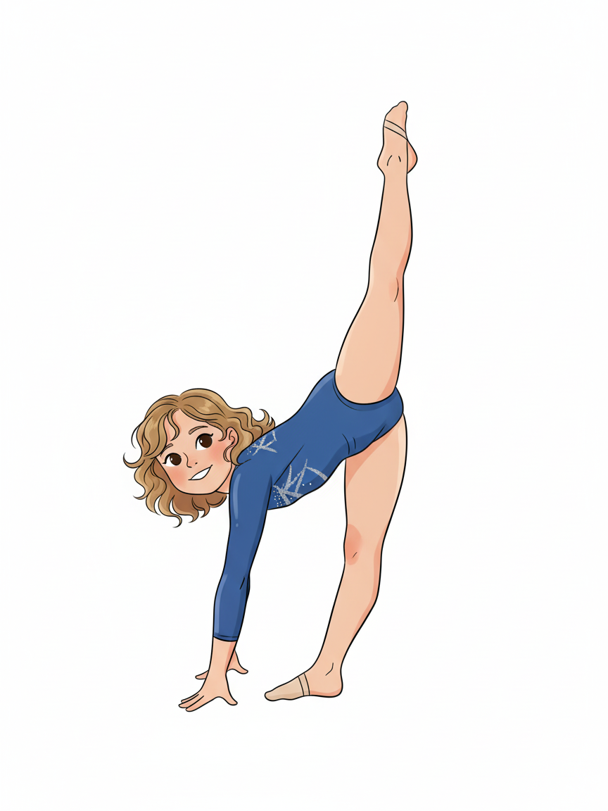 Gymnast Julia - Minimalist