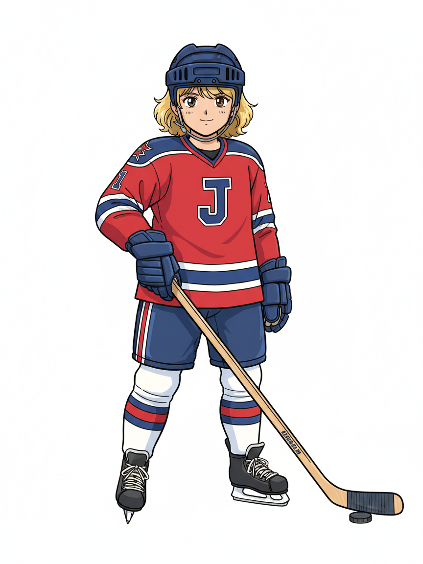 Hockey Star Julia - Classic Anime
