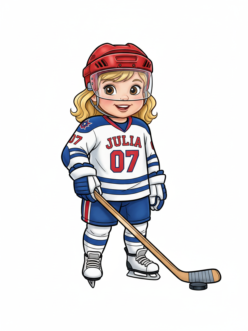 Hockey Star Julia - Golden Age Animation