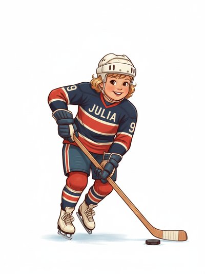 Julia's Ice Adventures ❄️ - Vintage Storybook