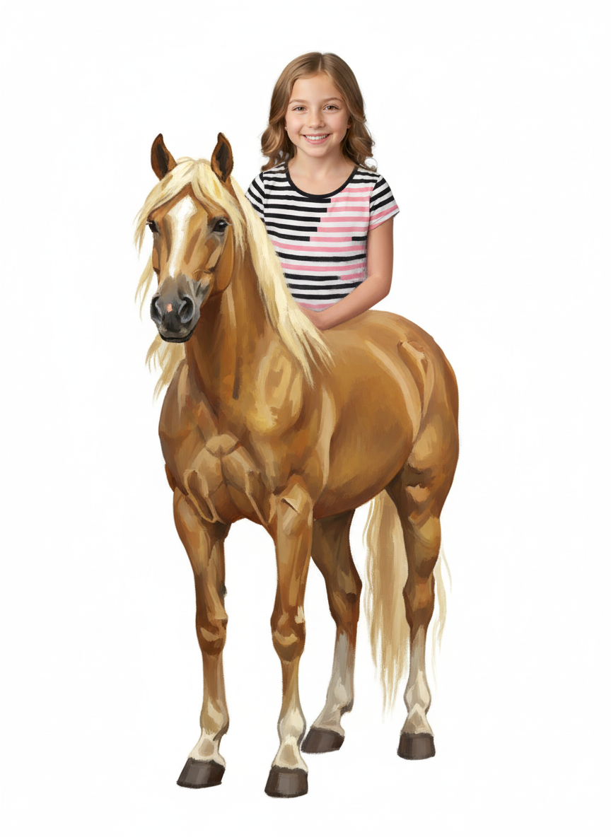 Mary the Centaur - Impressionist Painting