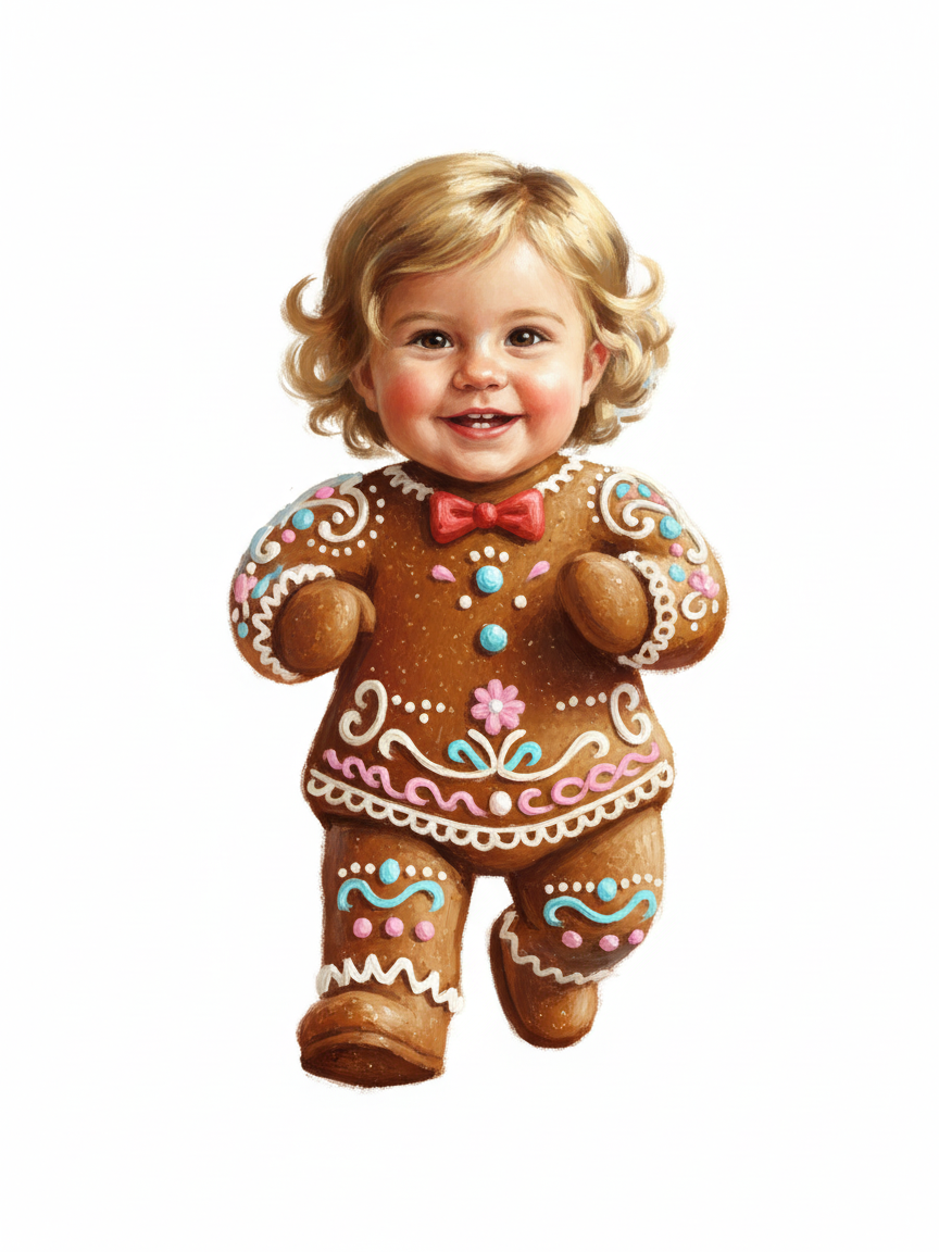 Gingerbread Julia - Impressionist Painting