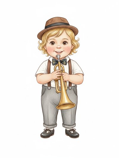 Julia's Jazzy Journey 🎷 - Gentle Pencil