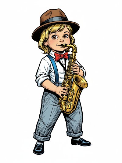 Julia's Jazzy Journey 🎷 - Comic Book