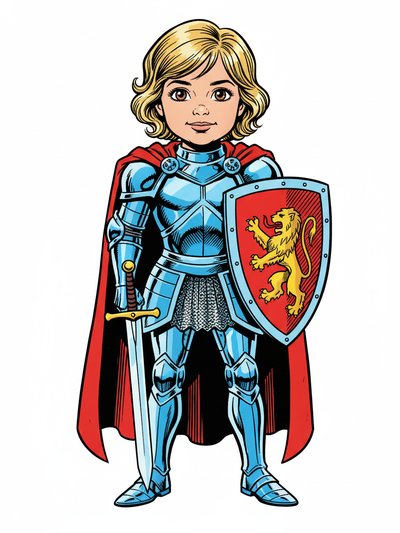 Our Baby Knight Julia ⚔️ - Comic Book