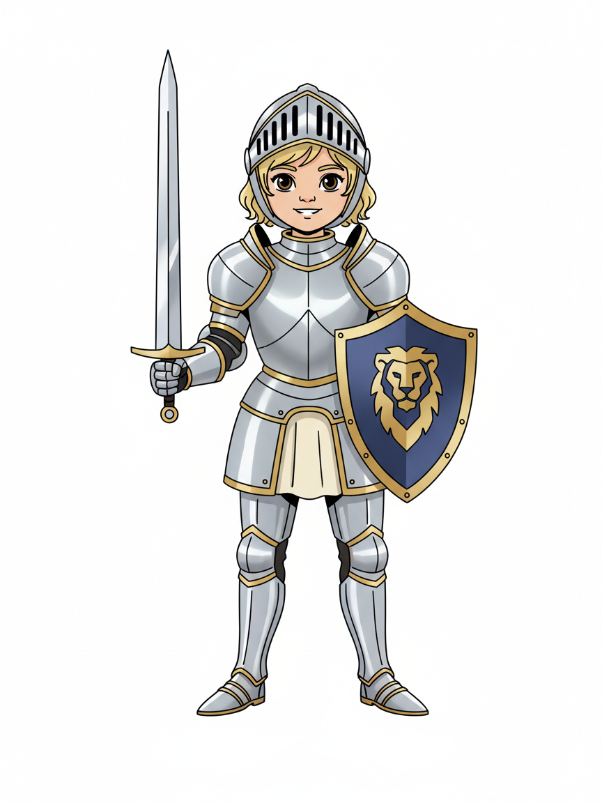 Julia the Brave Knight - Minimalist