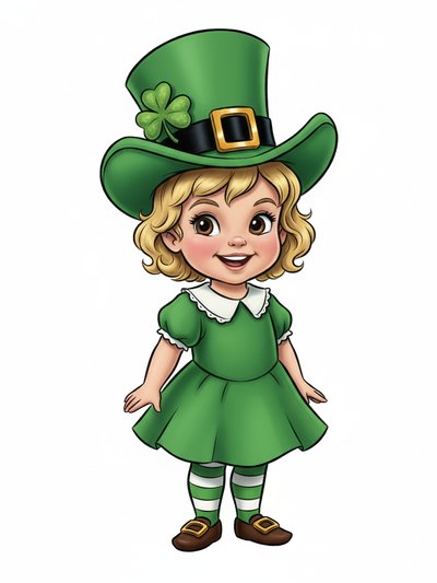 Our Little Leprechaun Julia 🌈 - Golden Age Animation