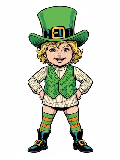 Our Little Leprechaun Julia 🌈 - Comic Book