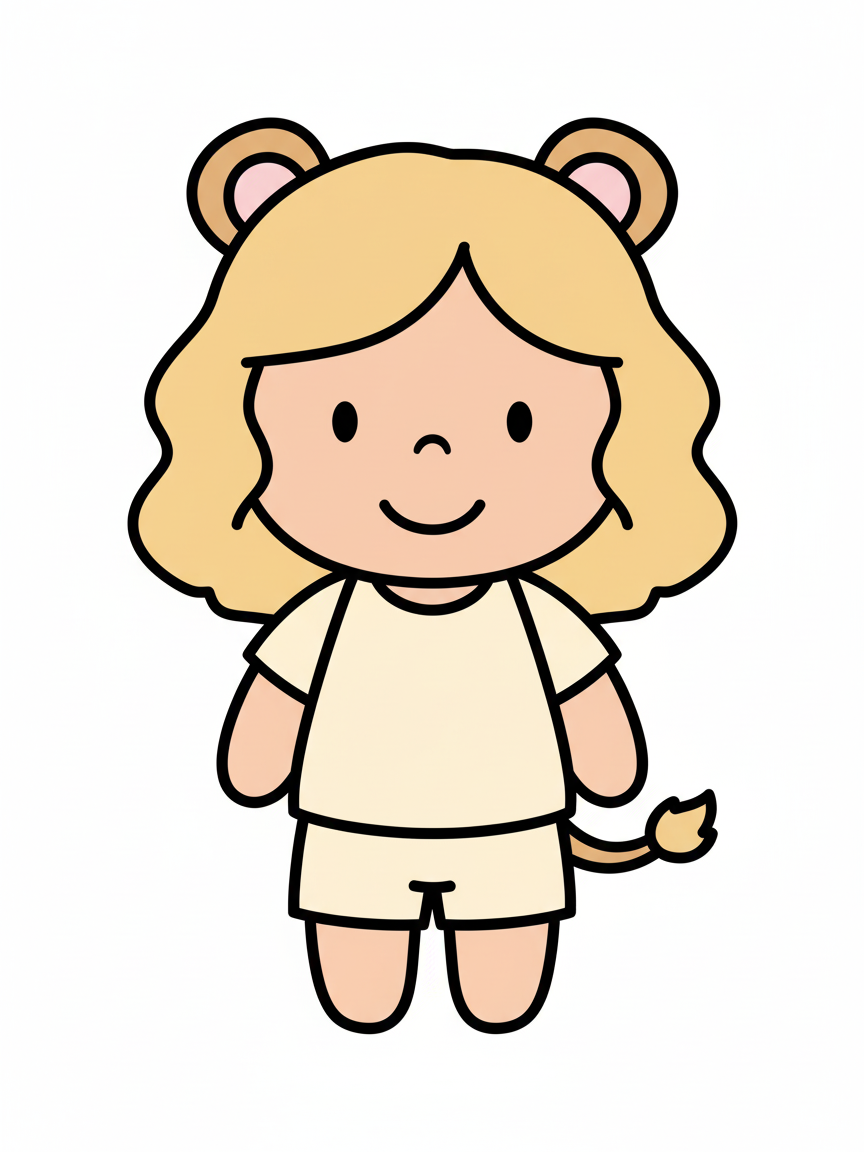 Julia the Brave Lioness - Preschool Simple