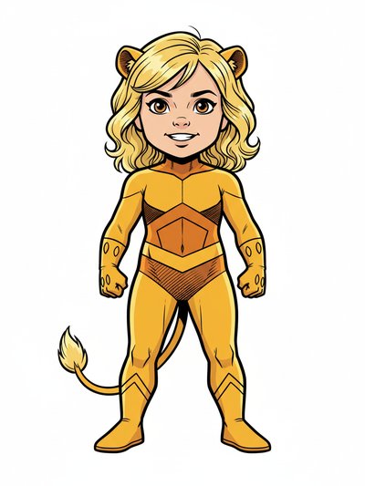 Julia's Lionhearted Adventures 🦁 - Comic Book