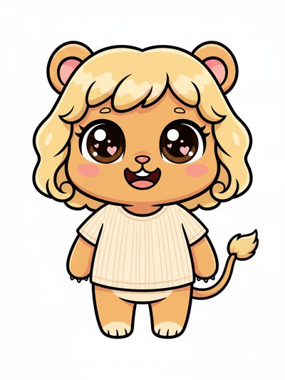 Julia's Lionhearted Adventures 🦁 - Kawaii Cute