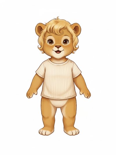 Julia's Lionhearted Adventures 🦁 - Vintage Storybook