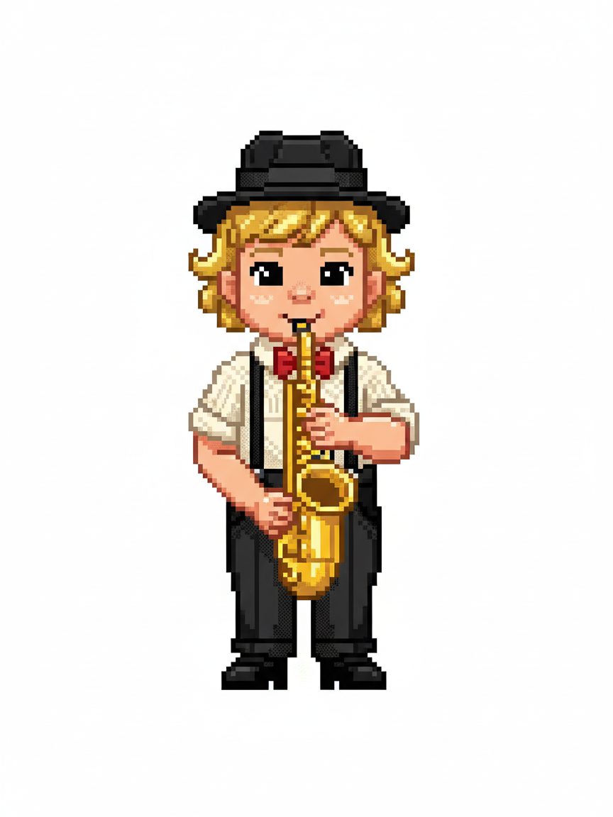Jazz Julia - Pixel Art