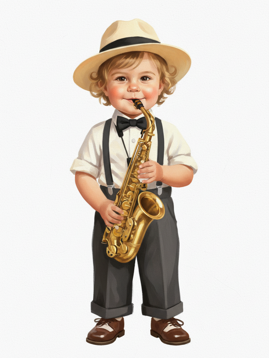 Jazz Julia - Impressionist Painting