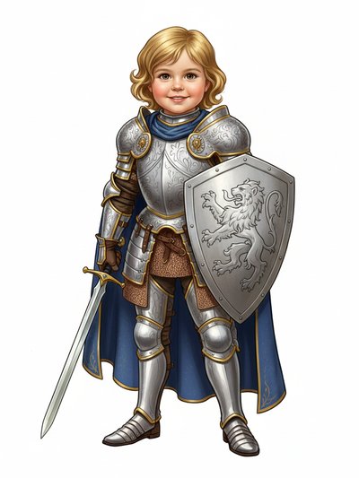 Our Baby Knight Julia ⚔️ - Fairy Tale Classic