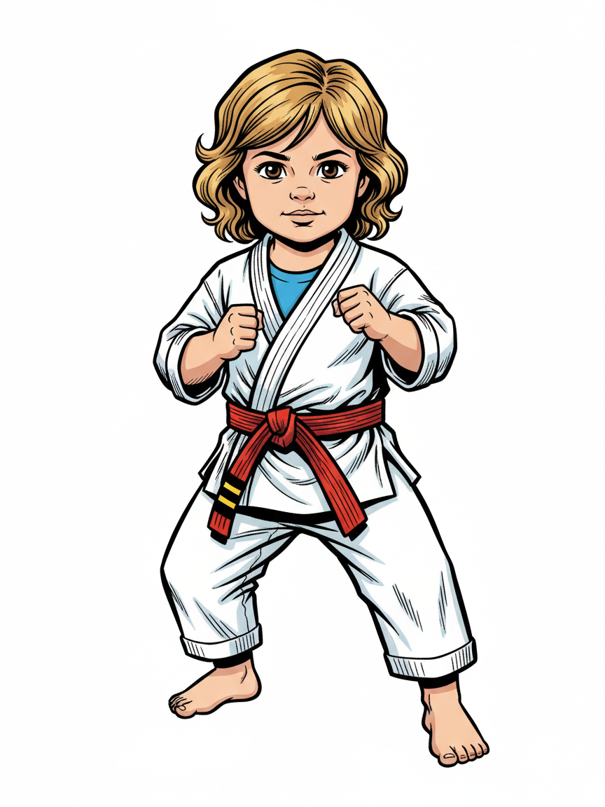 Julia the Mighty Martial Artist - Comic Book