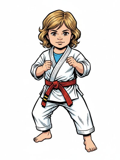 Our Little Warrior Julia 🥋 - Comic Book