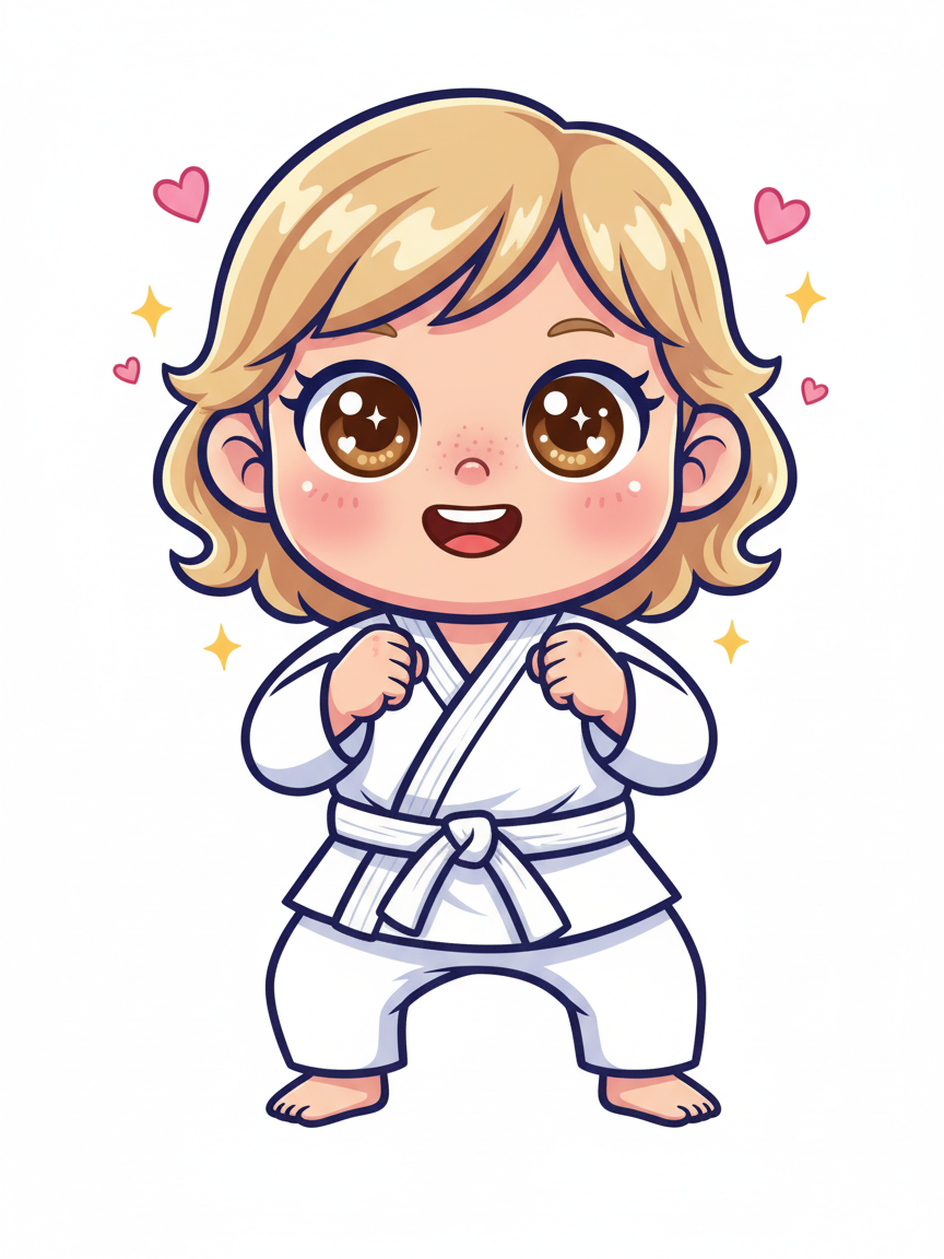 Julia the Mighty Martial Artist - Kawaii Cute