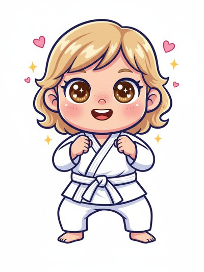 Our Little Warrior Julia 🥋 - Kawaii Cute