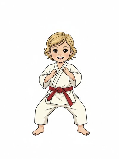 Our Little Warrior Julia 🥋 - Minimalist
