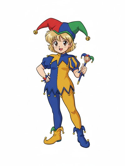 Julia's Jester Joy 🎨 - Classic Anime