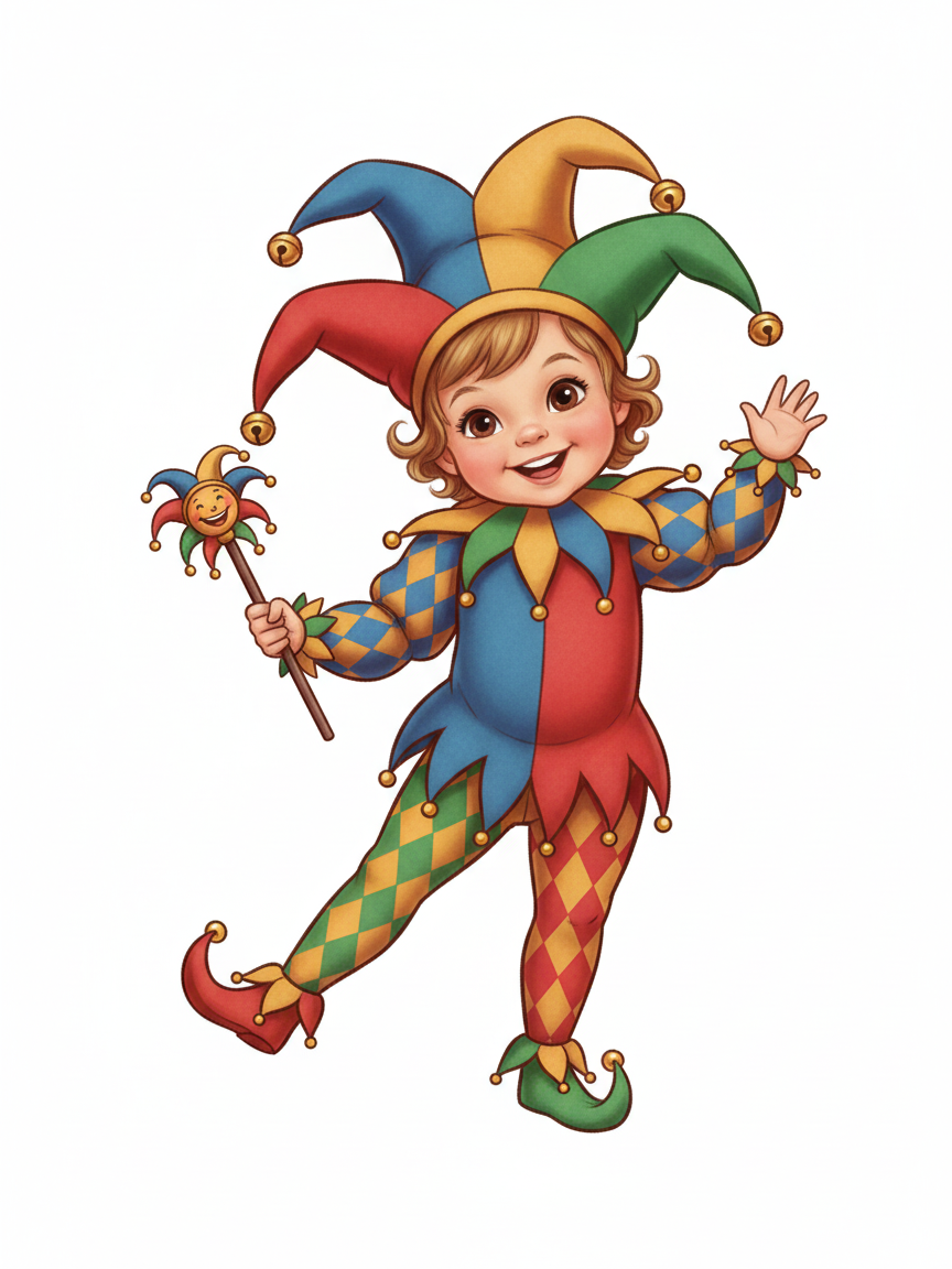Jester Julia - Vintage Storybook