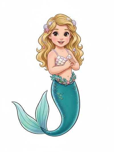 Julia's Magical Mermaid Adventure 🧜‍♀️ - Golden Age Animation