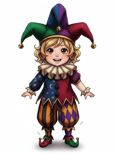 Julia's Jester Joy 🎨 - Webtoon Anime