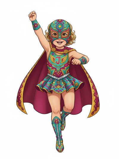Julia's Luchador Adventure - Fairy Tale Classic