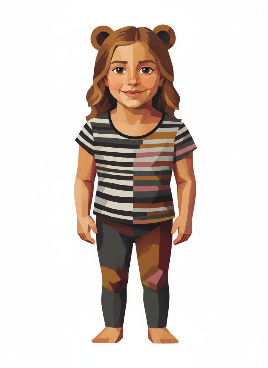 Bear - Cubist Painting