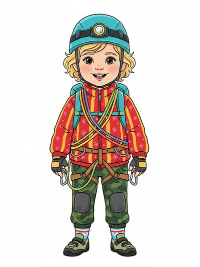 Julia's Mountain Adventures 🏔️ - Classic Coloring Book