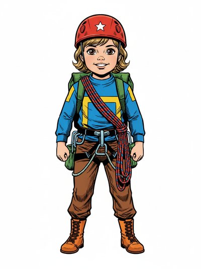 Julia's Mountain Adventures 🏔️ - Comic Book