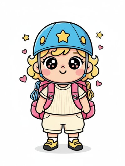 Julia's Mountain Adventures 🏔️ - Kawaii Cute