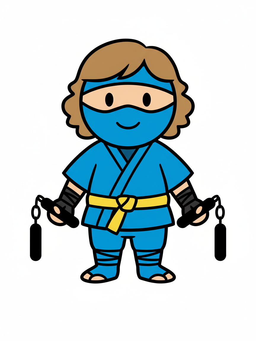 Ninja Julia - Preschool Simple