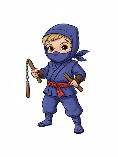 Our Little Ninja Julia 🌟 - Golden Age Animation