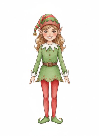 Mary's Elf Adventure 🎄 - Gentle Pencil