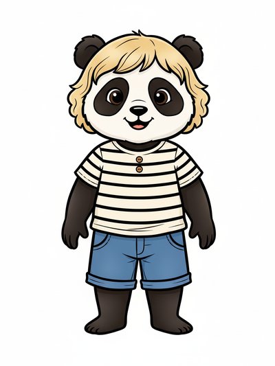 Julia's Panda Adventures 🌟 - Classic Coloring Book